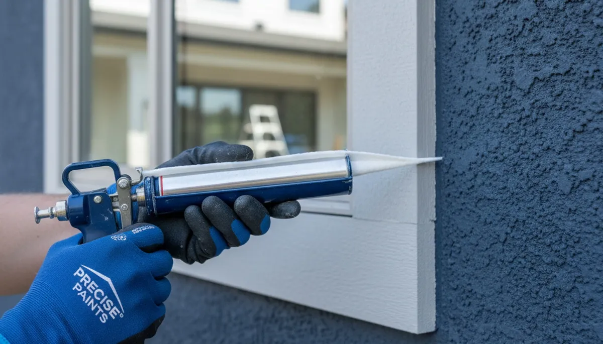 Professional caulking and sealing for stucco home exteriors in Pasadena, CA by expert painters